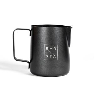 Barista Black Non Stick Coffee Milk Frothing Jug