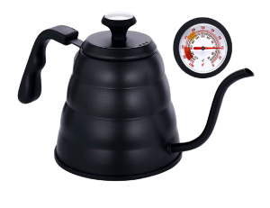 BARISTA GOOSENECK KETTLE WITH THERMOMETER